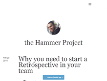 Tablet Screenshot of hammerproject.com